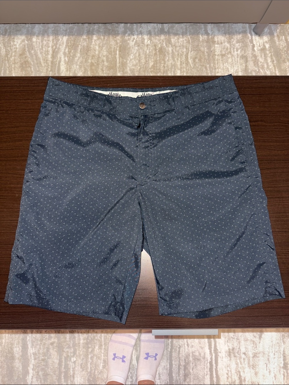 Men's Navy Callaway Golf Shorts